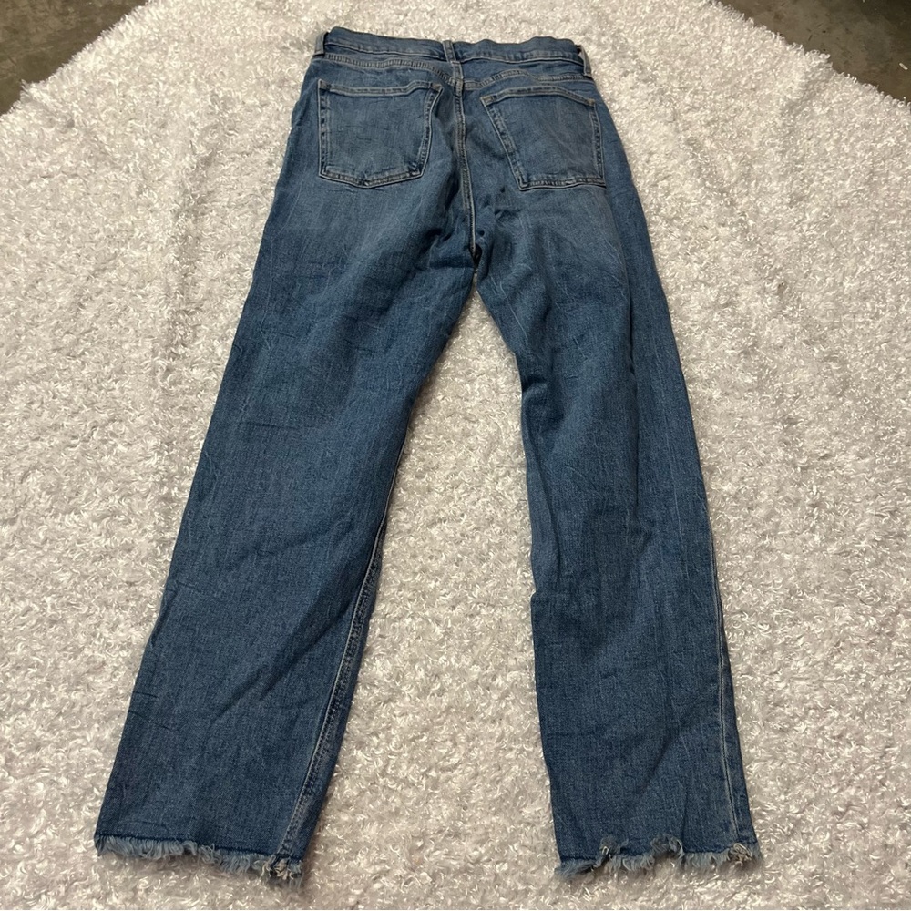 old navy extra high rise sky high straight jeans